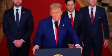 Trump’s Iran strikes seen as major policy gamble 1 - Egyptian Gazette Trump’s Iran strikes seen as major policy gamble