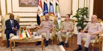 Defence chief, Benin FM probe ways to boost security links 1 - Egyptian Gazette Defence chief, Benin FM probe ways to boost security links