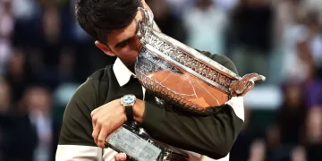 Alcaraz lifts fifth Grand Slam after stunning comeback over Sinner in Roland Garros thriller