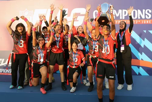 NFL hosts Women’s Flag Football Coaching clinic in Egypt 6 - Egyptian Gazette NFL hosts Women’s Flag Football Coaching clinic in Egypt 5 - Egyptian Gazette