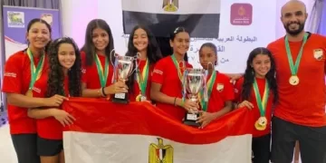 Egypt seals Arab tennis crown 1 - Egyptian Gazette Egypt seals Arab tennis crown