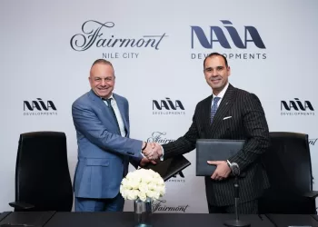 NAIA Developments signs strategic partnership with Fairmont Nile City to manage and operate the beach at NAIA Bay in Ras El Hekma