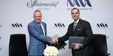 NAIA Developments signs strategic partnership with Fairmont Nile City to manage and operate the beach at NAIA Bay in Ras El Hekma