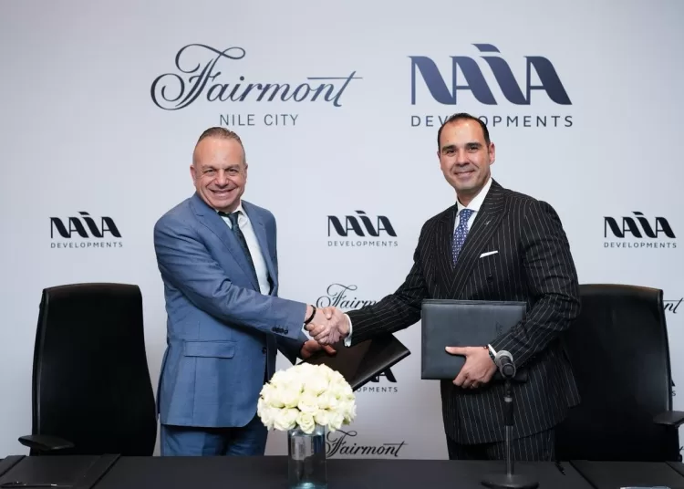 NAIA Developments signs strategic partnership with Fairmont Nile City to manage and operate the beach at NAIA Bay in Ras El Hekma 1 - Egyptian Gazette