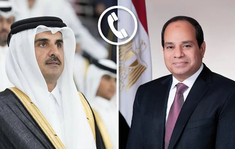 Sisi, Qatar’s Emir mull regional developments 2 - Egyptian Gazette Sisi, Qatar’s Emir mull regional developments 1 - Egyptian Gazette