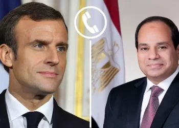 Sisi receives phone call from Macron, praises France’s pro-Palestinian stances
