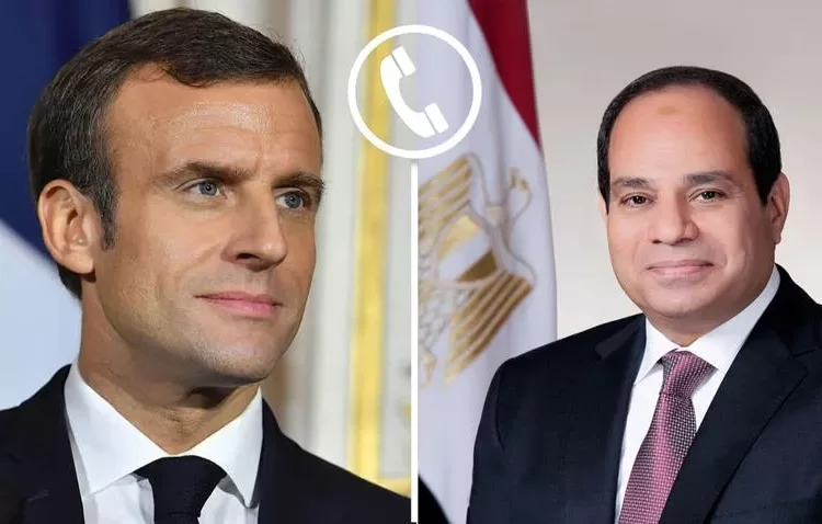 Sisi receives phone call from Macron, praises France’s pro-Palestinian stances 1 - Egyptian Gazette