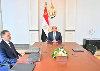 President Sisi meets interior min.