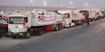 Egyptian aid convoy enters Gaza for 5th consecutive day