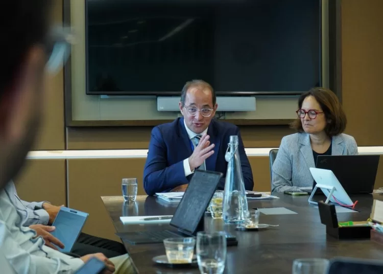 State eyes stronger economy by boosting investment 1 - Egyptian Gazette Minister of Finance Ahmed Kouchouk during a business forum, organised by the British Egyptian Business Association (BEBA) in London.