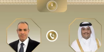 Egyptian, Qatari FMs discuss efforts to restore ceasefire 1 - Egyptian Gazette Egyptian, Qatari FMs discuss efforts to restore ceasefire