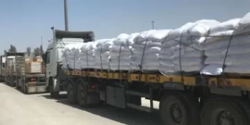 Aid trucks cross Karam Abu Salem terminal for Gazans
