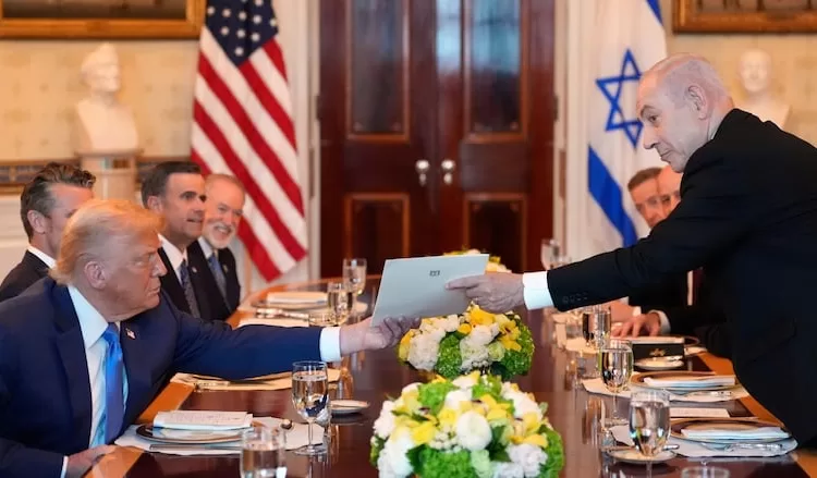 Netanyahu, Trump discuss hostage issue in second meeting at White House 2 - Egyptian Gazette Netanyahu, Trump discuss hostage issue in second meeting at White House 1 - Egyptian Gazette