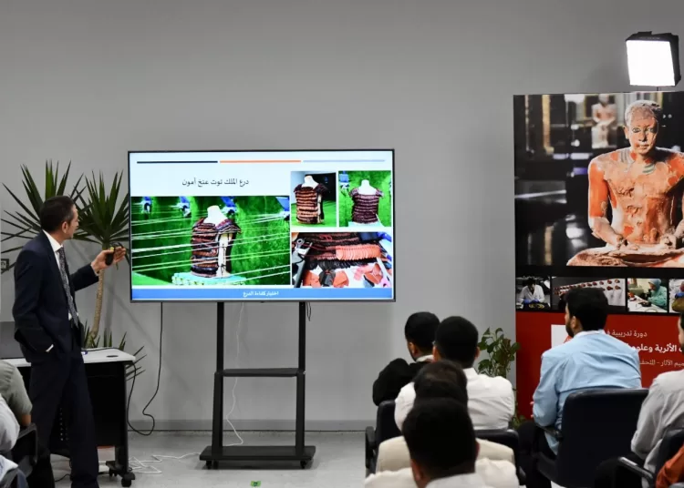 GEM launches training programme on artifact preservation, museum sciences 2 - Egyptian Gazette GEM launches training programme on artifact preservation, museum sciences 1 - Egyptian Gazette