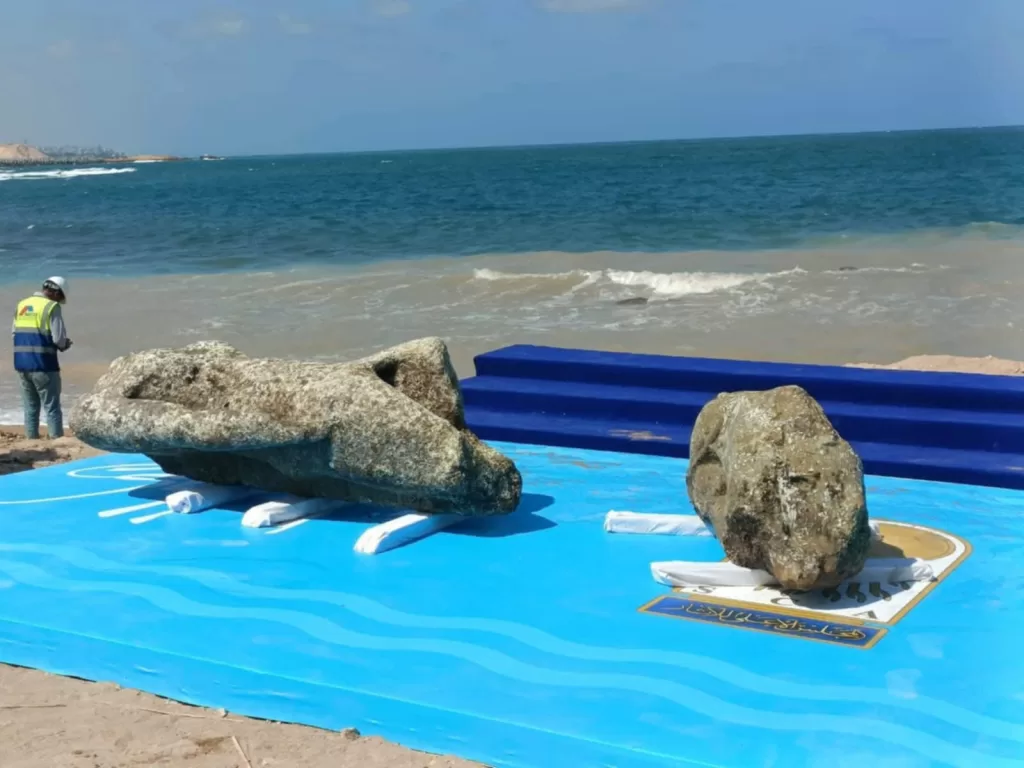 Newly recovered underwater antiquities showcased in Alex 5 - Egyptian Gazette