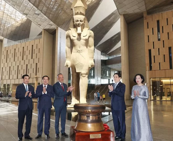 Ancient Egypt welcomes Vietnam’s President 1 - Egyptian Gazette