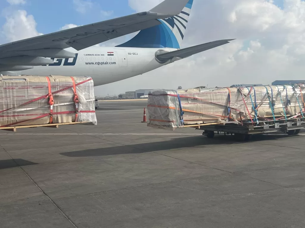 EgyptAir cargo masters heavy lift to Kinshasa 4 - Egyptian Gazette EgyptAir cargo masters heavy lift to Kinshasa 3 - Egyptian Gazette