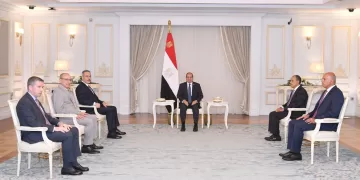 President Sisi receives Turkish FM 1 - Egyptian Gazette President Sisi receives Turkish FM