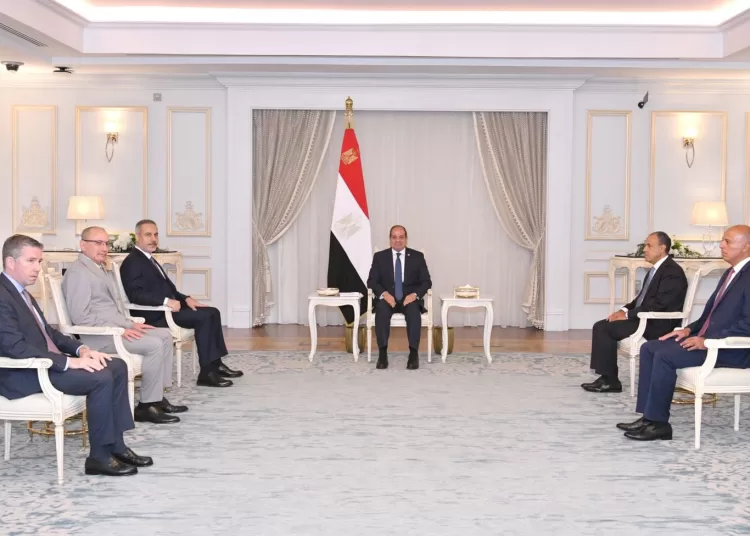 President Sisi receives Turkish FM 1 - Egyptian Gazette