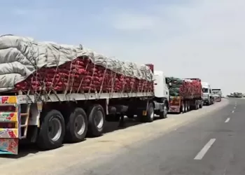 12th Egyptian aid convoy heads to Gaza