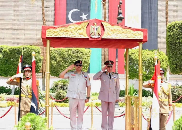 CoS congratulates Libya’s Saddam Haftar on new post 1 - Egyptian Gazette