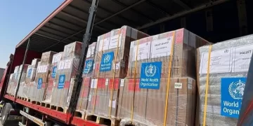 WHO sends urgent medical aid to Gaza 1 - Egyptian Gazette WHO sends urgent medical aid to Gaza