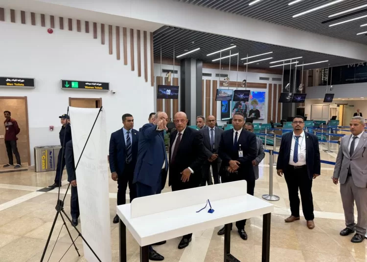 Civil aviation min. inspects Alamein int’l airport to monitor operational flow 2 - Egyptian Gazette Civil aviation min. inspects Alamein int’l airport to monitor operational flow 1 - Egyptian Gazette
