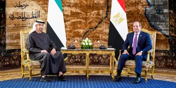 President Sisi holds summit talks with visiting UAE President M. bin Zayed
