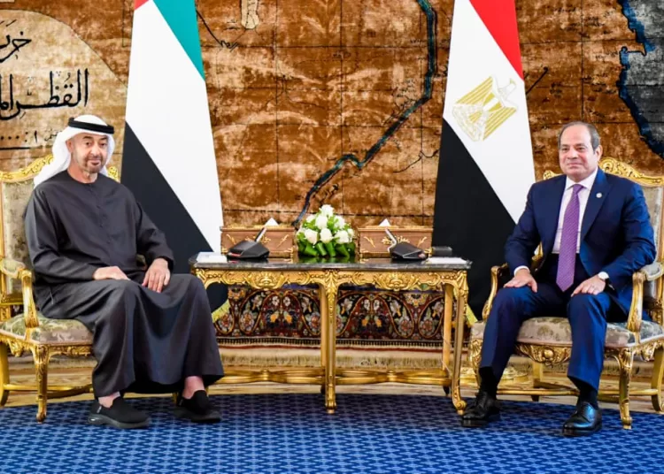 President Sisi holds summit talks with visiting UAE President M. bin Zayed 1 - Egyptian Gazette