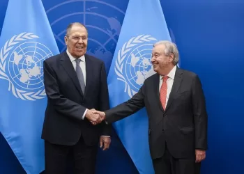 Lavrov, Guterres discuss Ukraine, Israeli-Palestinian conflict