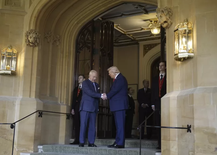 Trump’s state visit turns to politics and a meeting with Starmer 1 - Egyptian Gazette