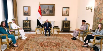 President Sisi during meeting with USCENTCOM chief: Egypt keeping up efforts with US, Qatar for ceasefire in Gaza as prelude to reviving political process