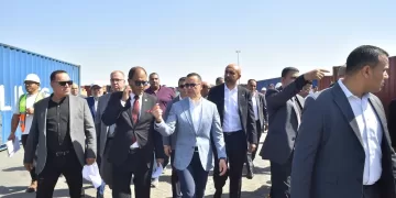 Investment minister inspects Ain Sokhna Port 1 - Egyptian Gazette Investment minister inspects Ain Sokhna Port
