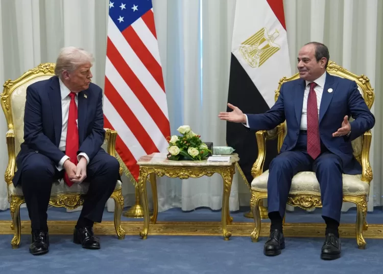 Trump hails Sisi’s 'outstanding efforts' to end Gaza war 1 - Egyptian Gazette