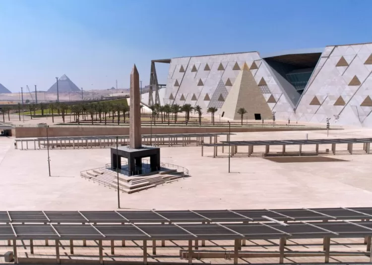 GEM's epic journey (Part 2 of 6): The Suspended Obelisk & the iconic façade 1 - Egyptian Gazette