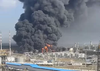 Ukrainian drones strike major Russian gas plant