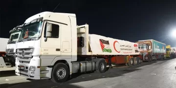 423 aid trucks enter Gaza Strip – Red Crescent