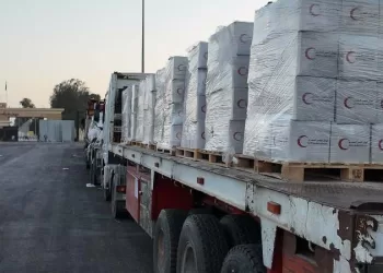“Zad Al-Ezza” humanitarian aid convoy enters Gaza
