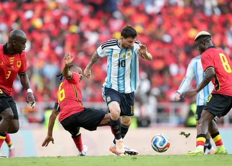 Messi scores as Argentina wins in Angola 1 - Egyptian Gazette
