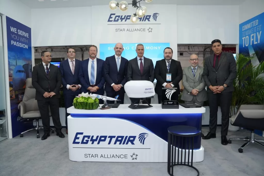 EgyptAir expands partnership with FlightSafety International at Dubai Airshow 2025 7 - Egyptian Gazette