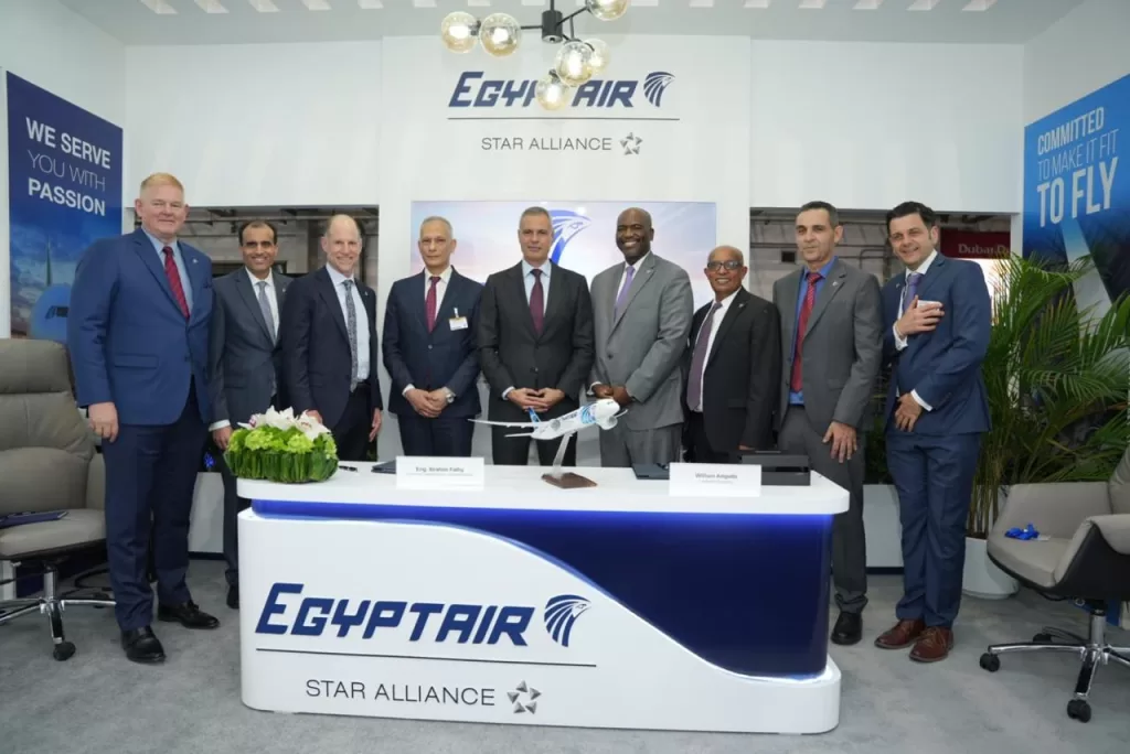EgyptAir Maintenance, Boeing ink strategic tailored parts deal at Dubai Airshow 2025 10 - Egyptian Gazette EgyptAir Maintenance, Boeing ink strategic tailored parts deal at Dubai Airshow 2025 9 - Egyptian Gazette