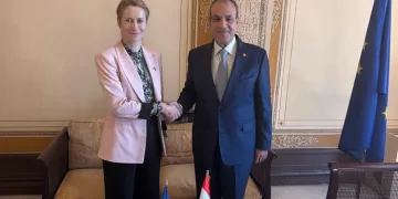 FM reiterates Egypt’s rejection of any moves meant to cement separation between Gaza Strip, West Bank