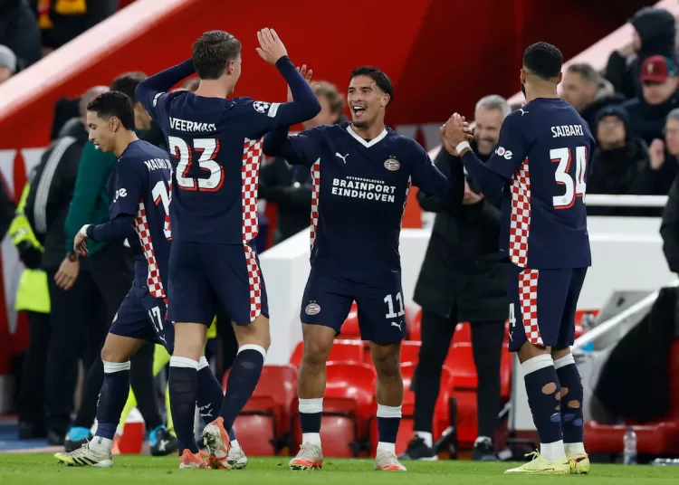 PSV Eindhoven stun Liverpool with 4-1 thrashing at Anfield 2 - Egyptian Gazette PSV Eindhoven stun Liverpool with 4-1 thrashing at Anfield 1 - Egyptian Gazette