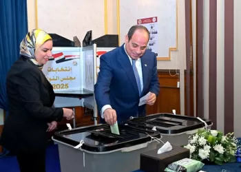 Sisi casts ballot in 2025 parliamentary elections