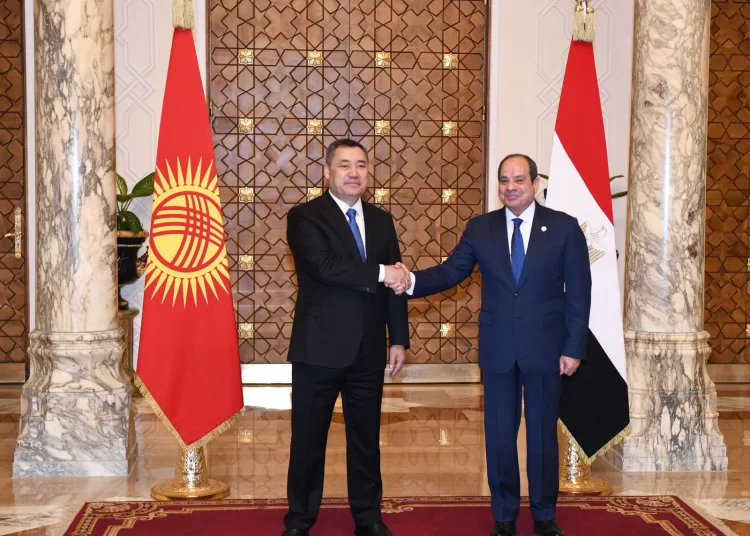 President Sisi expresses Egypt's keenness to advance its partnership with Kyrgyzstan 1 - Egyptian Gazette