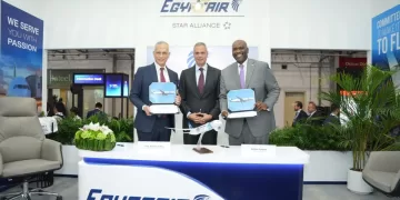 EgyptAir Maintenance, Boeing ink strategic tailored parts deal at Dubai Airshow 2025 1 - Egyptian Gazette EgyptAir Maintenance, Boeing ink strategic tailored parts deal at Dubai Airshow 2025