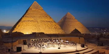 Echoes of art beneath Pyramids