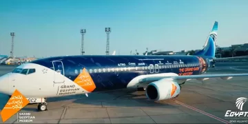 EgyptAir sponsors Grand Egyptian Museum, launches global campaign 1 - Egyptian Gazette EgyptAir sponsors Grand Egyptian Museum, launches global campaign