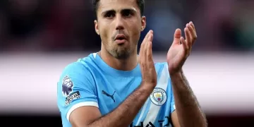 City’s Rodri to miss Palace game