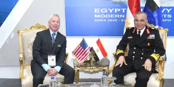Top military leaders hold bilateral meetings on 1st day of EDEX 2025